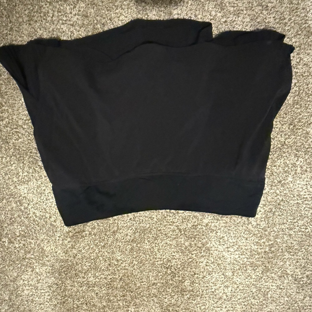 Lululemon Athletica Black Boxy Mini Skirt